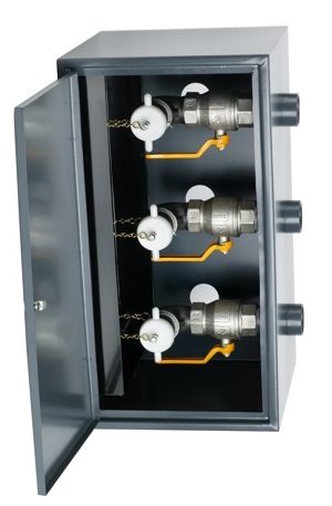 Offset Fill Cabinet 3 way side entry
