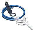 2m AdBlue Hose Kit with Dispensing Nozzle and IBC Bracket (For use with Hill 1050 Pump)