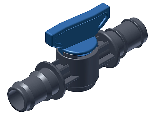 AdBlue On/Off Ball Valve 18.6mm Twin