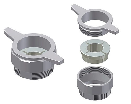 Replacement Bung Adaptor for 3:1 Air Operated Stub & Drum Pumps