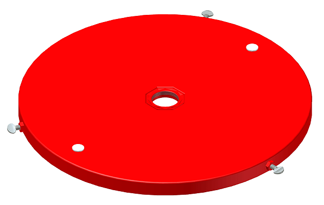 Drum Lid 610mm - Red