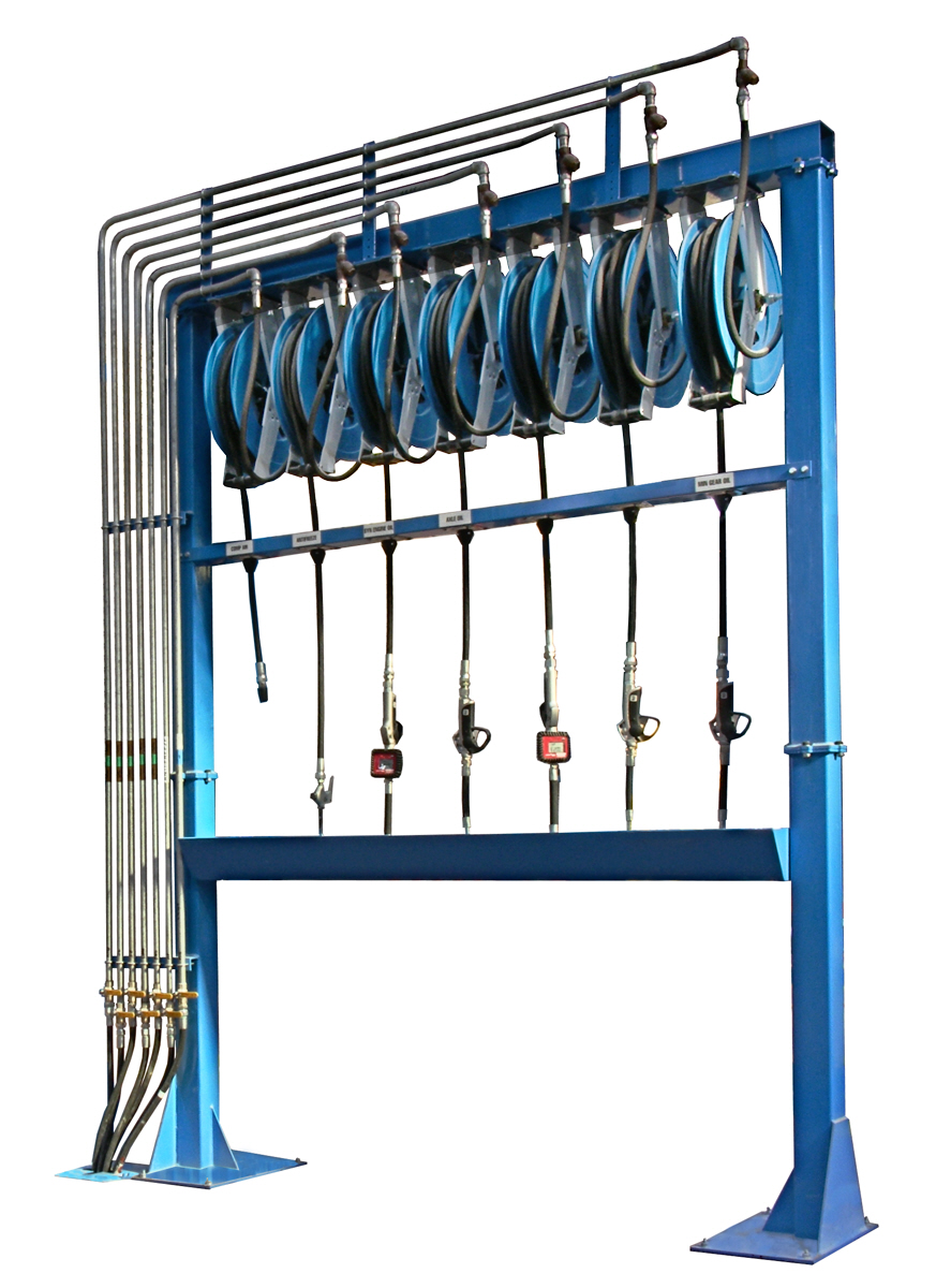 Gantries For Mounting 5 or More Hose Reels